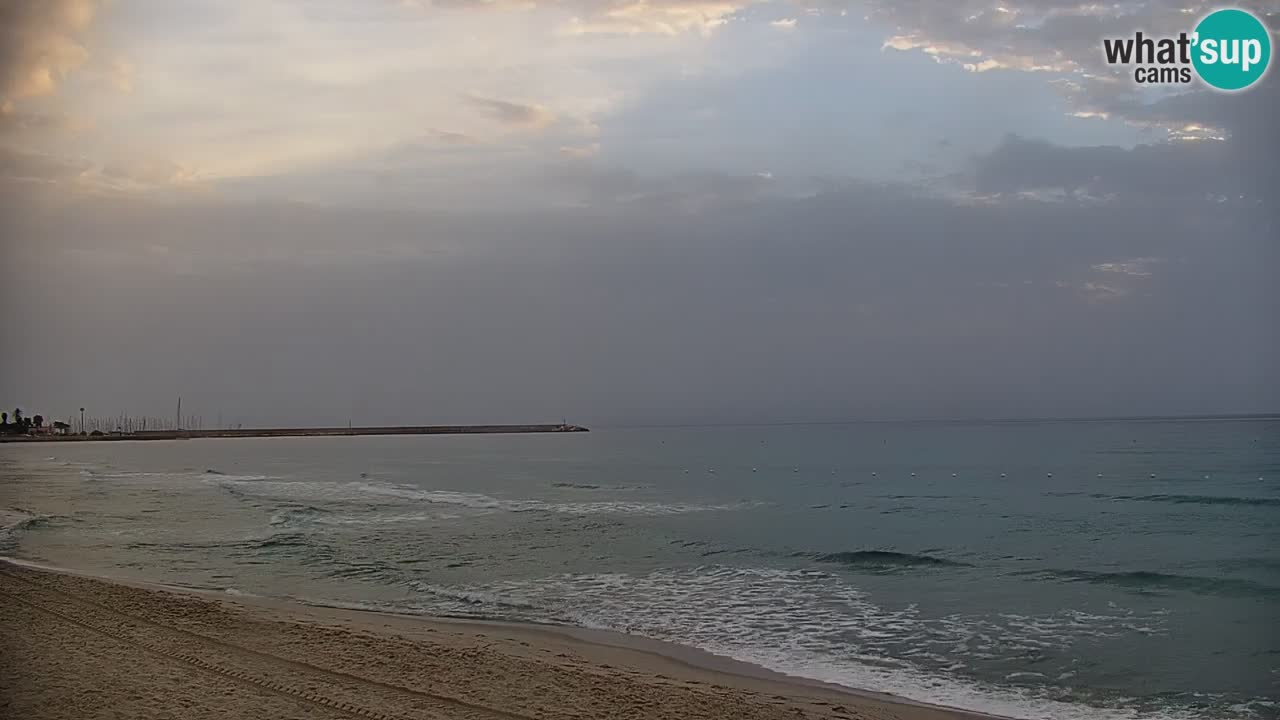 Spletna kamera v živo Plaža La Caletta – Budoni – Sardinija – Italija