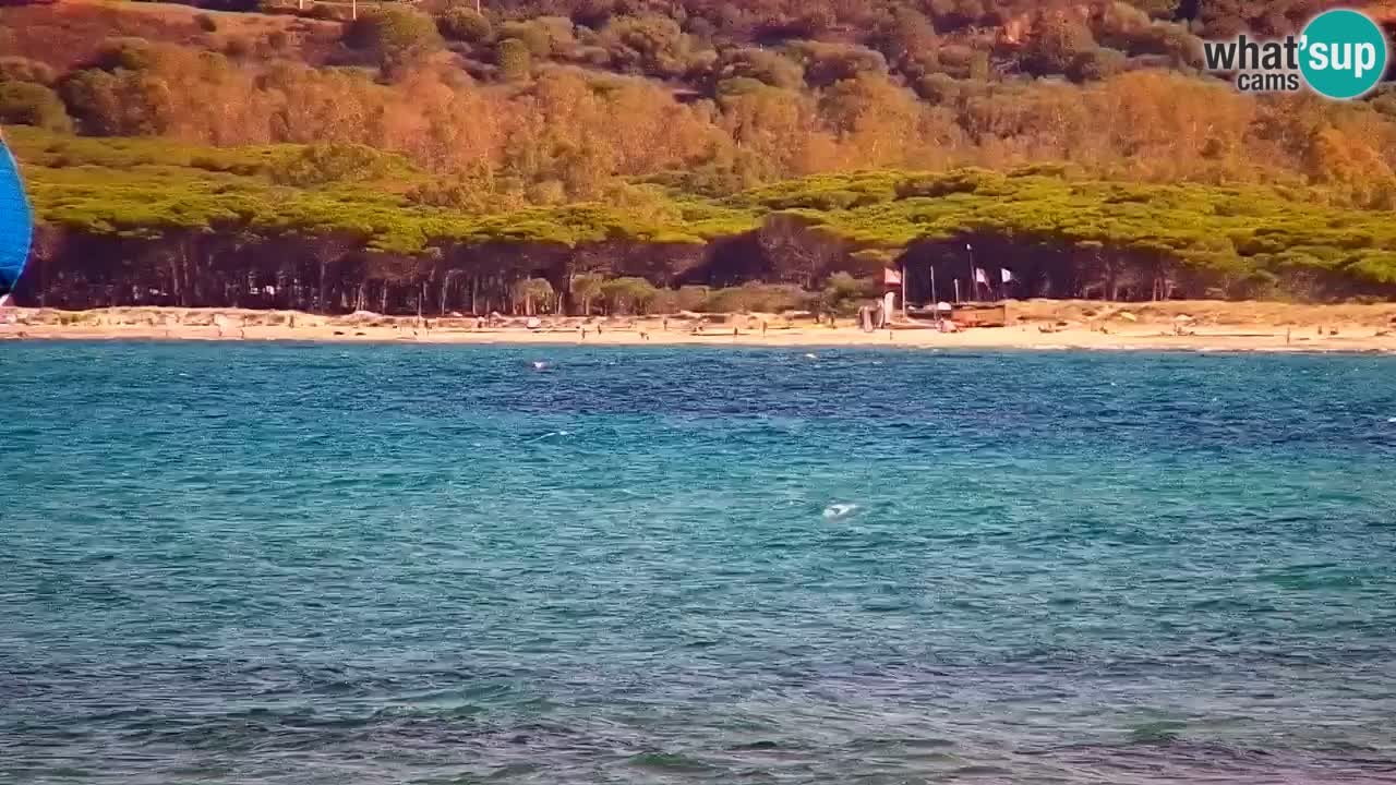 Spletna kamera v živo Plaža La Caletta – Budoni – Sardinija – Italija