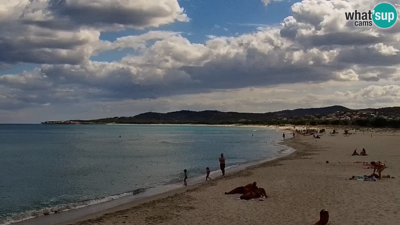 Spletna kamera v živo Plaža La Caletta – Budoni – Sardinija – Italija