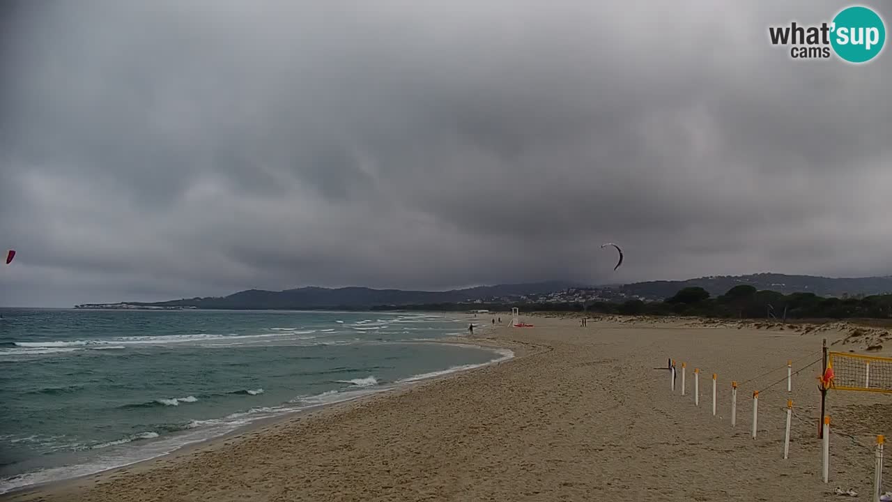 Spletna kamera v živo Plaža La Caletta – Budoni – Sardinija – Italija