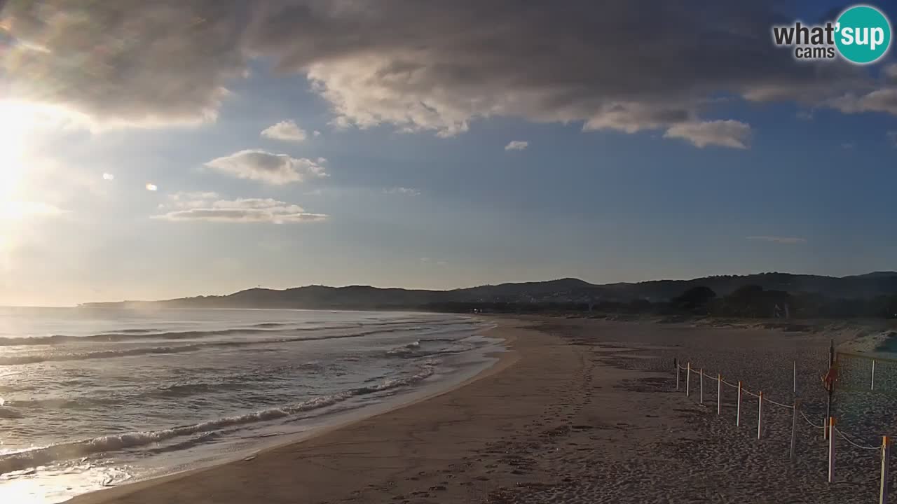 Spletna kamera v živo Plaža La Caletta – Budoni – Sardinija – Italija