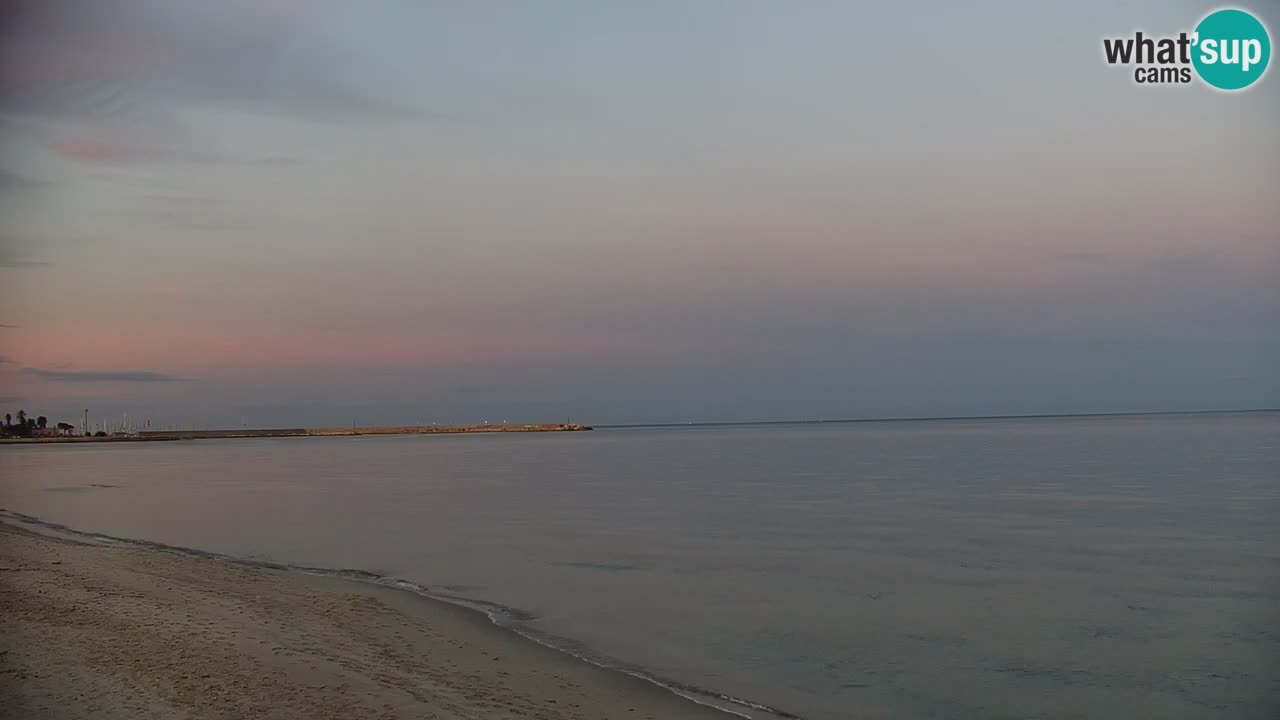 Spletna kamera v živo Plaža La Caletta – Budoni – Sardinija – Italija