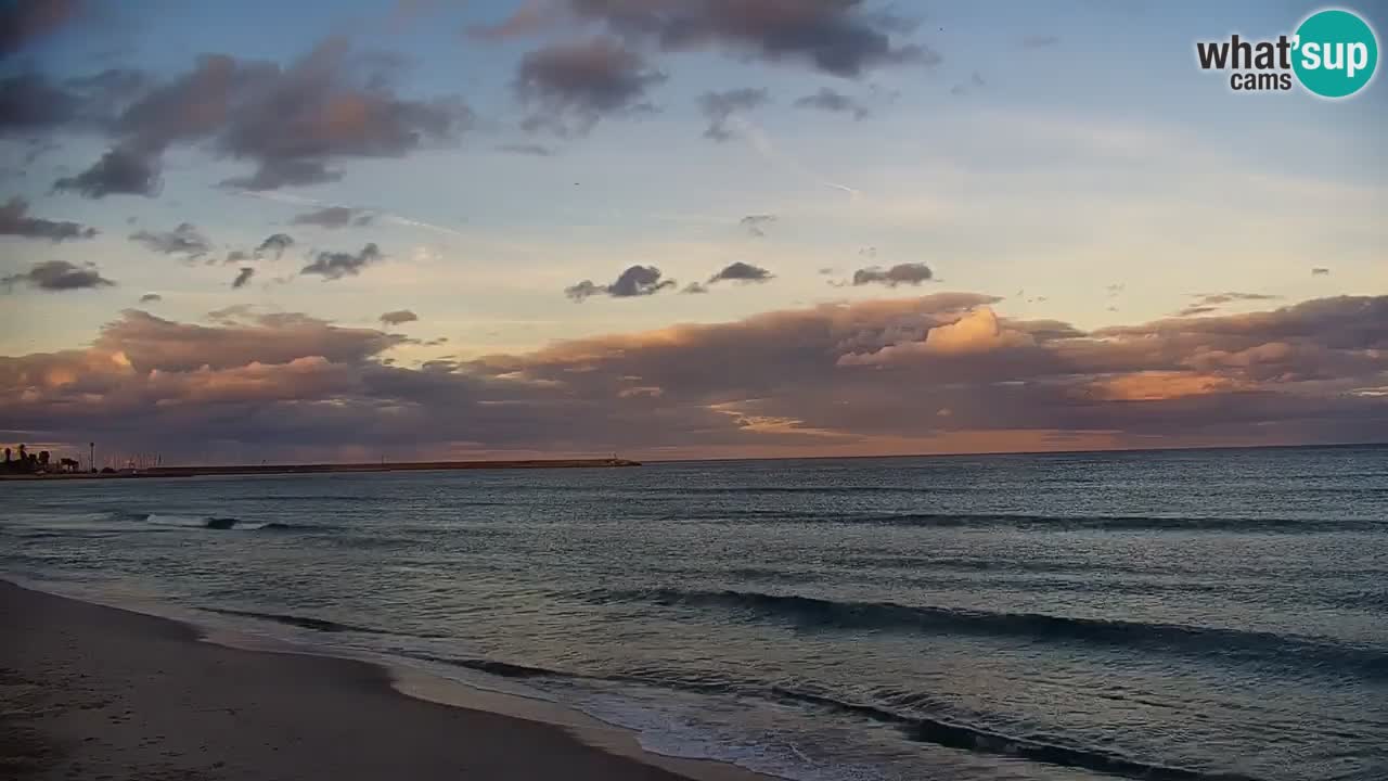 Spletna kamera v živo Plaža La Caletta – Budoni – Sardinija – Italija