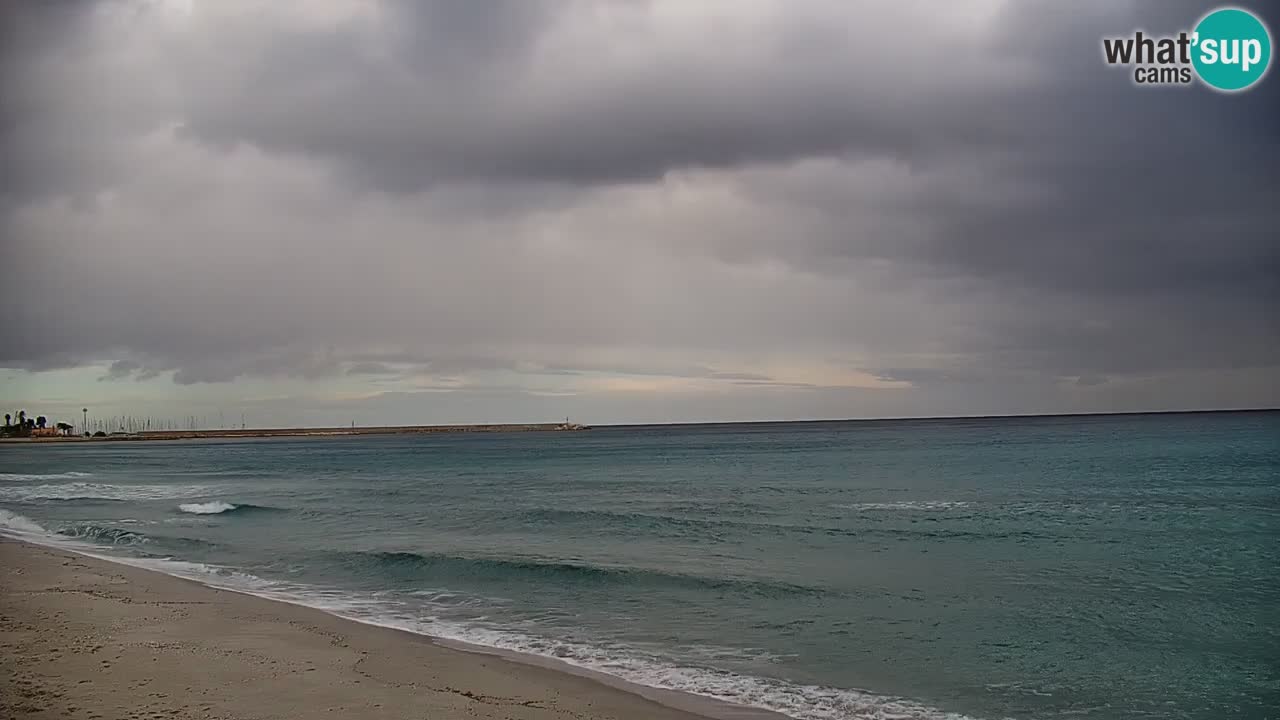 Spletna kamera v živo Plaža La Caletta – Budoni – Sardinija – Italija