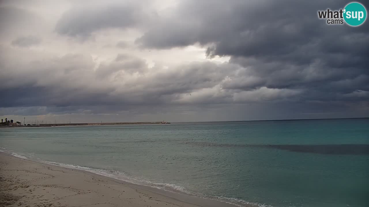 Spletna kamera v živo Plaža La Caletta – Budoni – Sardinija – Italija