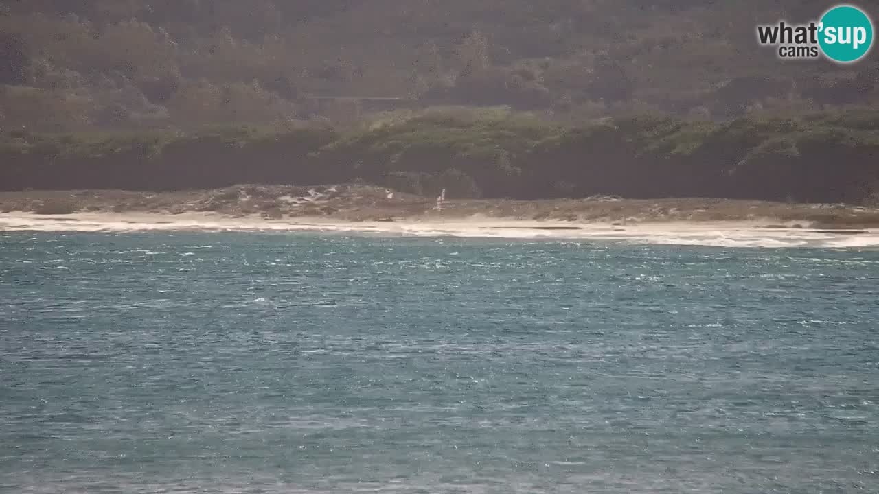 Spletna kamera v živo Plaža La Caletta – Budoni – Sardinija – Italija