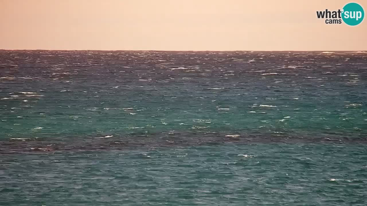 Spletna kamera v živo Plaža La Caletta – Budoni – Sardinija – Italija