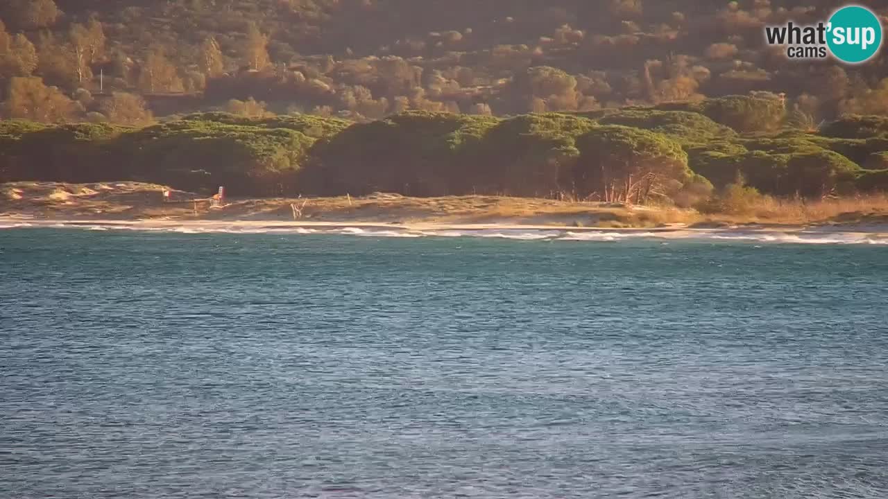 Spletna kamera v živo Plaža La Caletta – Budoni – Sardinija – Italija