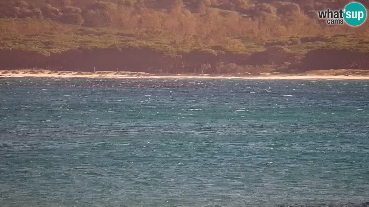 Spletna kamera v živo Plaža La Caletta – Budoni – Sardinija – Italija