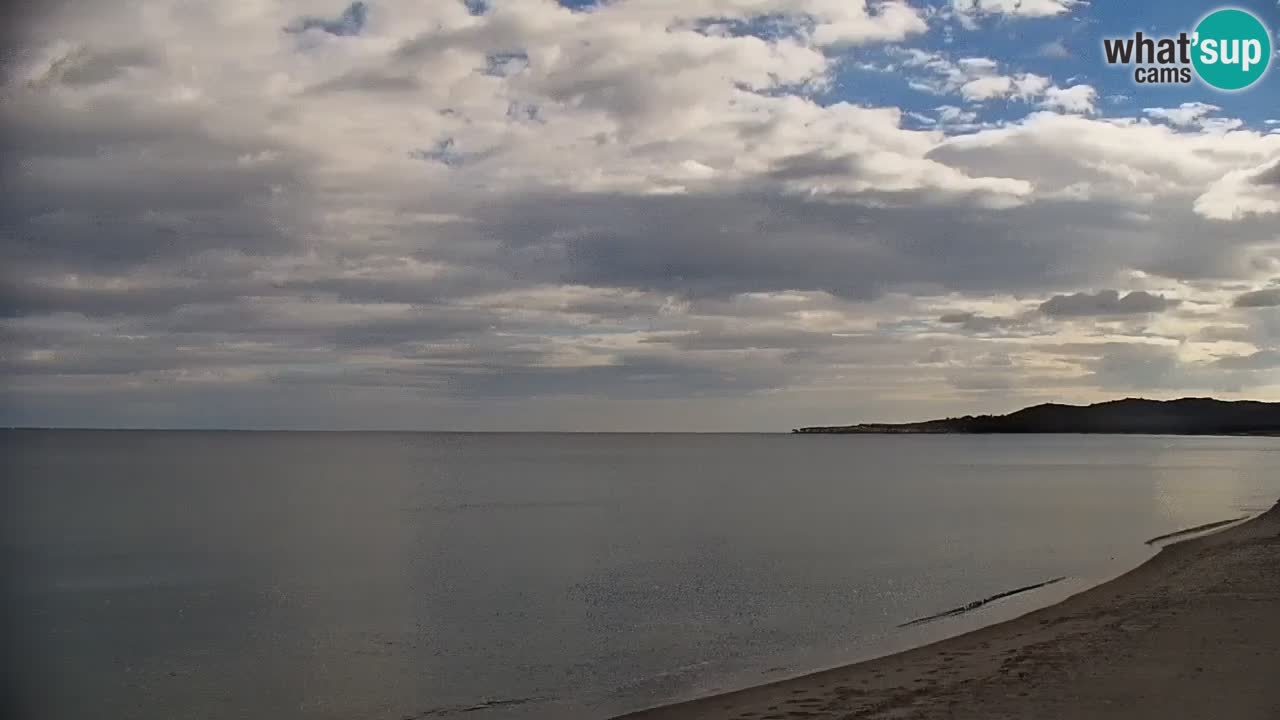 Spletna kamera v živo Plaža La Caletta – Budoni – Sardinija – Italija