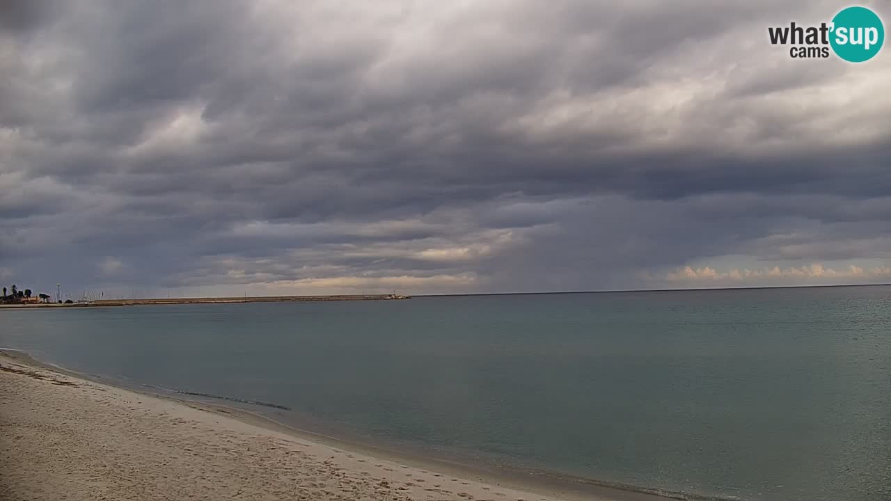 Spletna kamera v živo Plaža La Caletta – Budoni – Sardinija – Italija