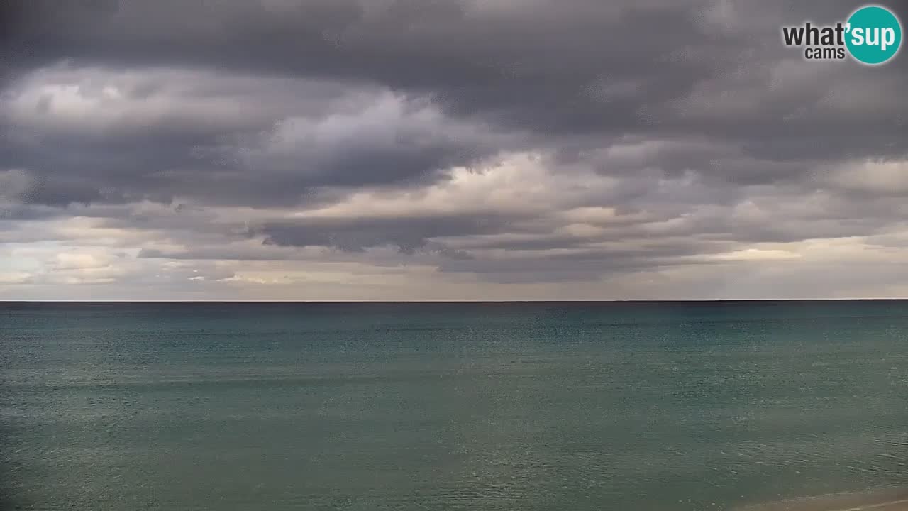 Spletna kamera v živo Plaža La Caletta – Budoni – Sardinija – Italija