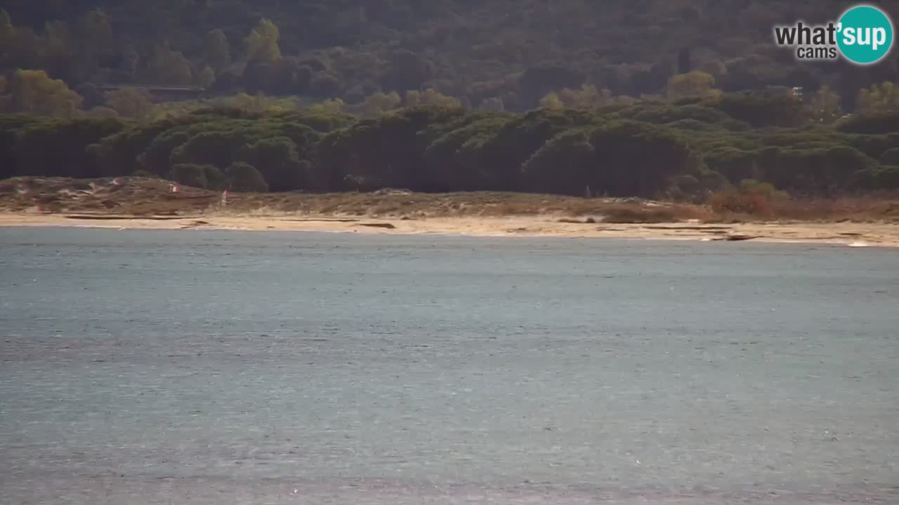 Spletna kamera v živo Plaža La Caletta – Budoni – Sardinija – Italija