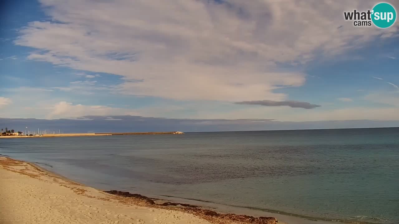 Spletna kamera v živo Plaža La Caletta – Budoni – Sardinija – Italija