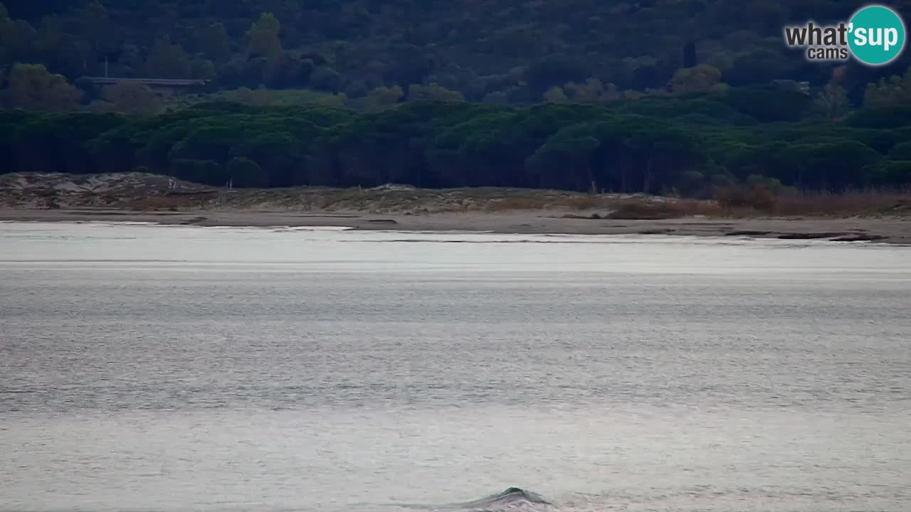 Spletna kamera v živo Plaža La Caletta – Budoni – Sardinija – Italija