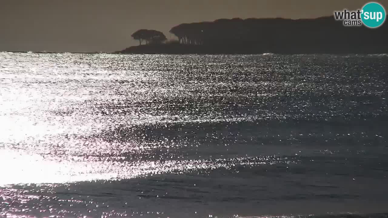 Spletna kamera v živo Plaža La Caletta – Budoni – Sardinija – Italija