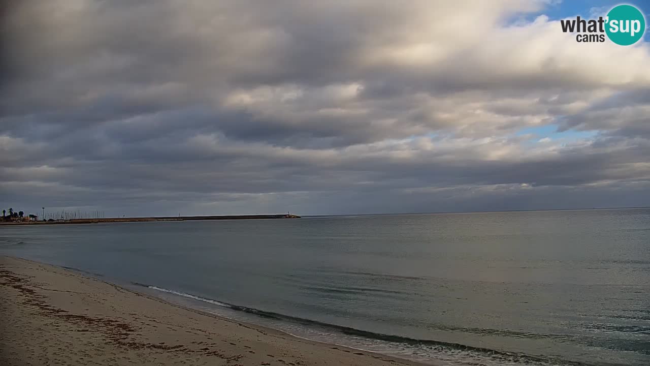 Spletna kamera v živo Plaža La Caletta – Budoni – Sardinija – Italija