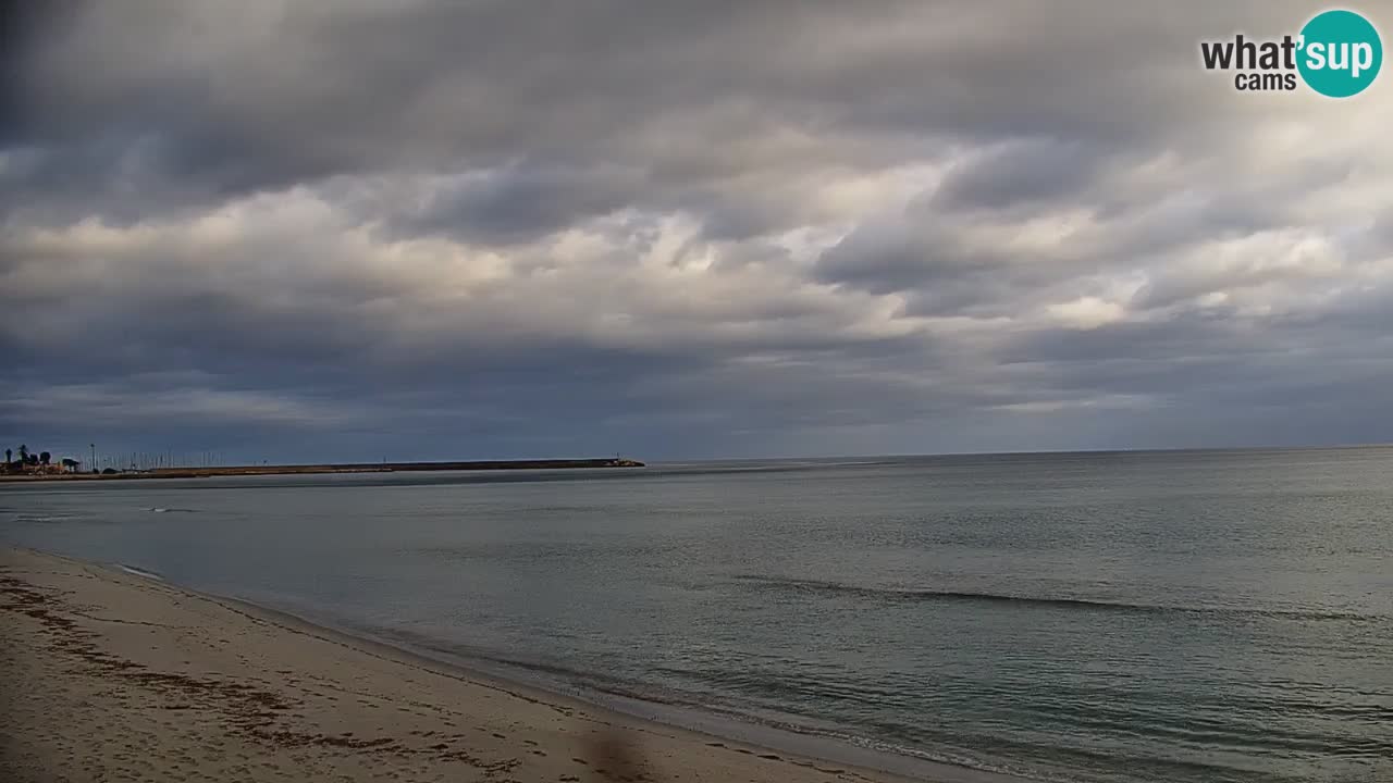 Spletna kamera v živo Plaža La Caletta – Budoni – Sardinija – Italija