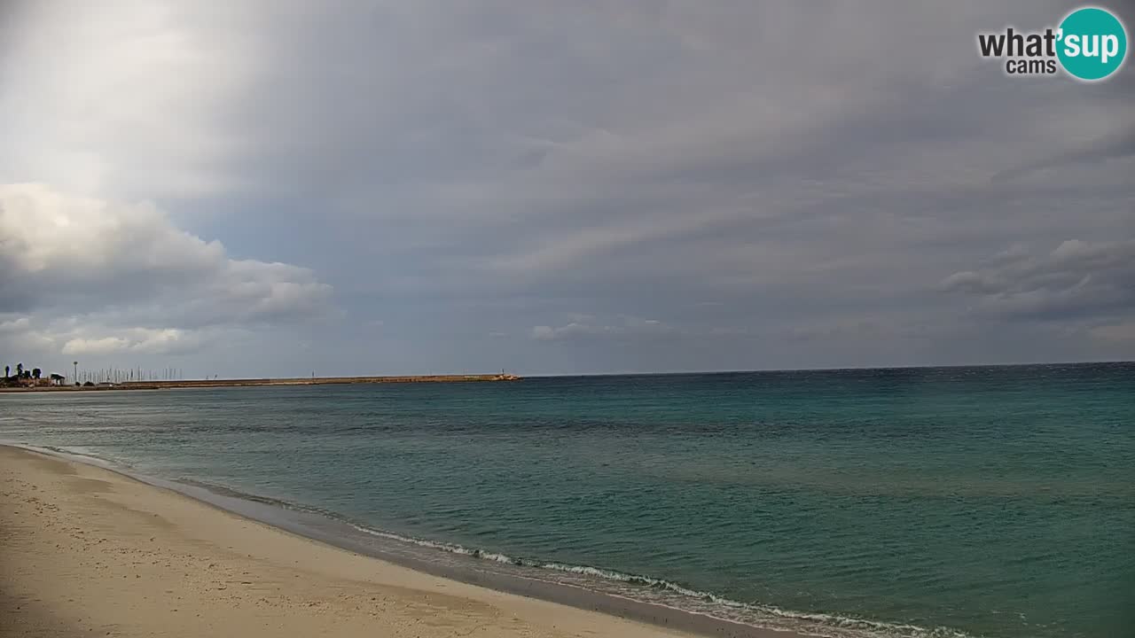 Spletna kamera v živo Plaža La Caletta – Budoni – Sardinija – Italija