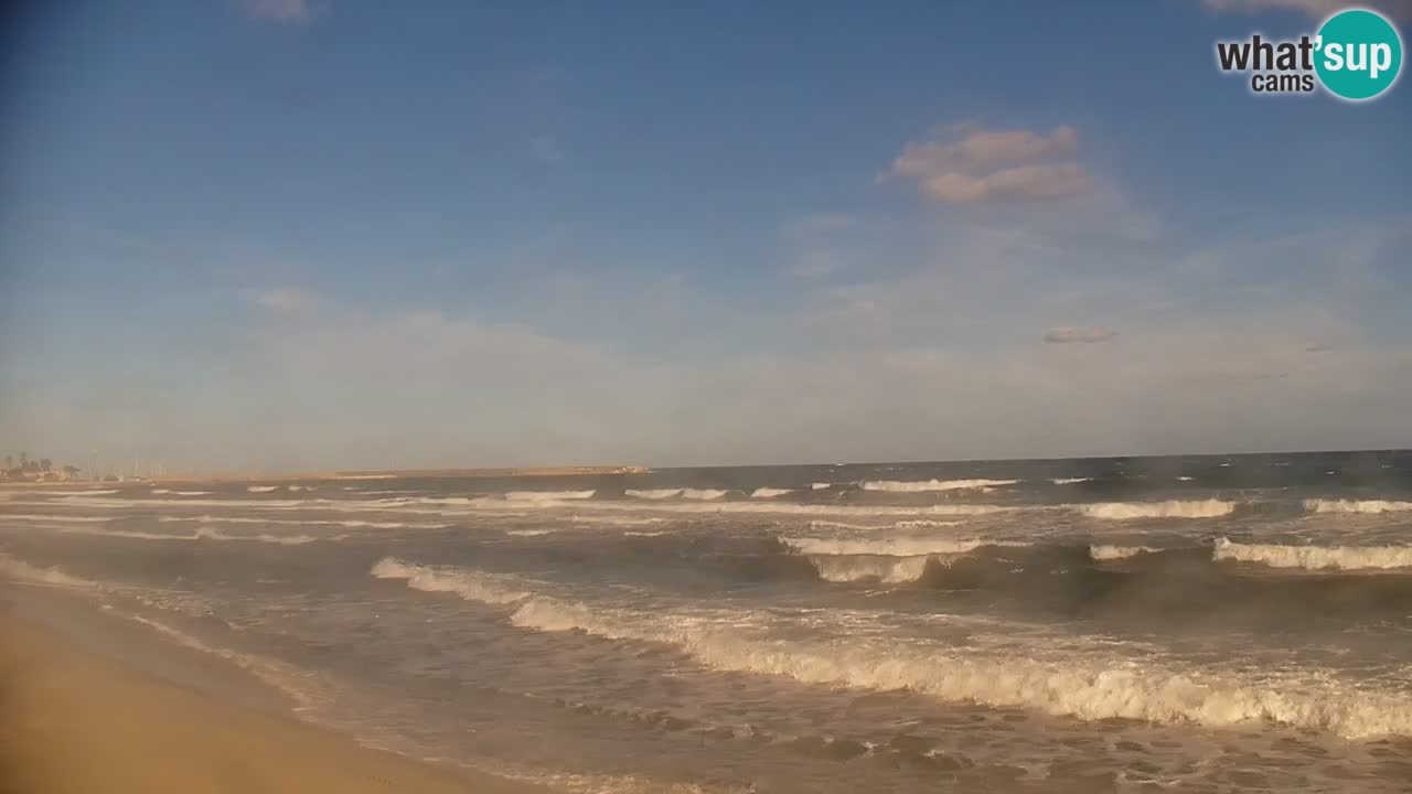 Spletna kamera v živo Plaža La Caletta – Budoni – Sardinija – Italija