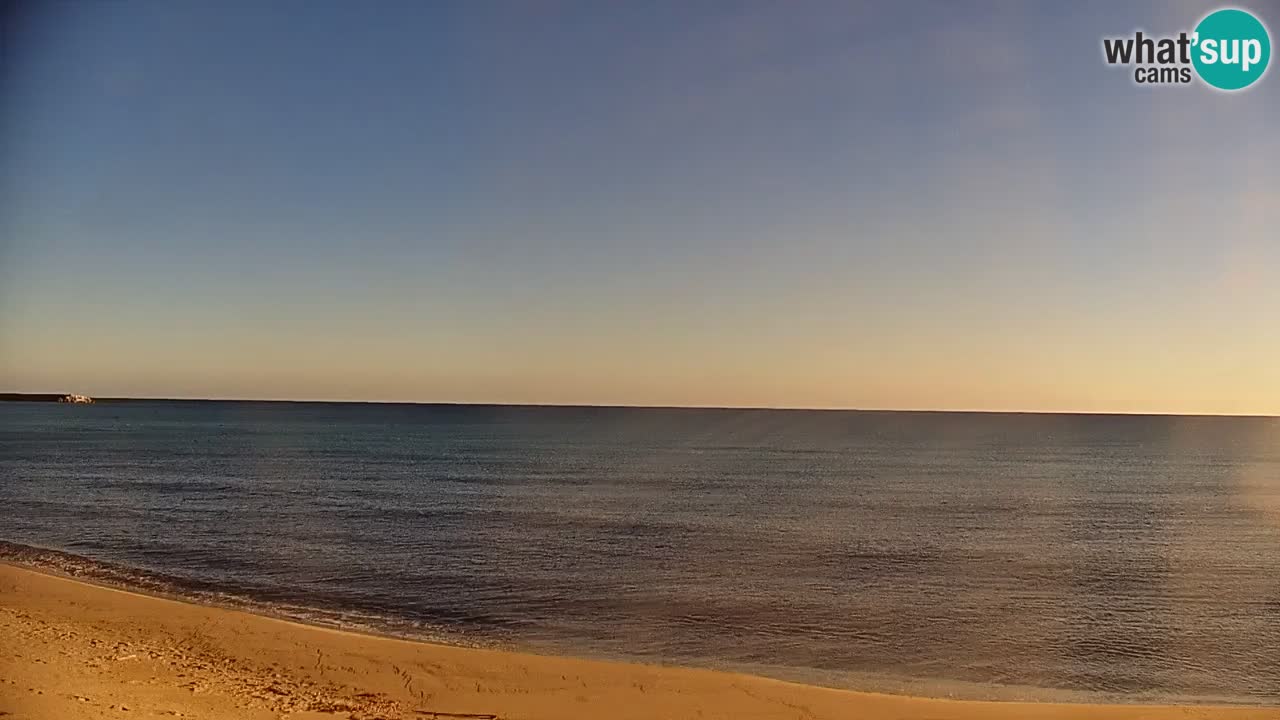 Spletna kamera v živo Plaža La Caletta – Budoni – Sardinija – Italija