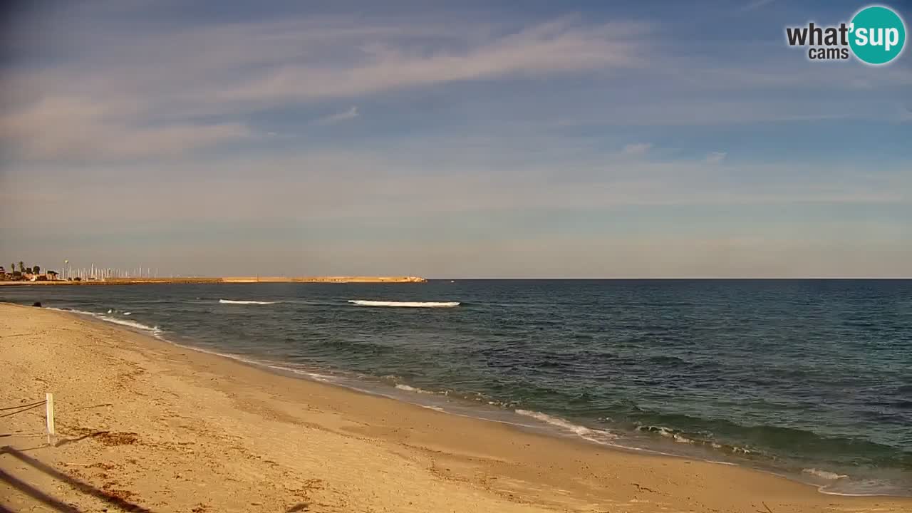 Spletna kamera v živo Plaža La Caletta – Budoni – Sardinija – Italija