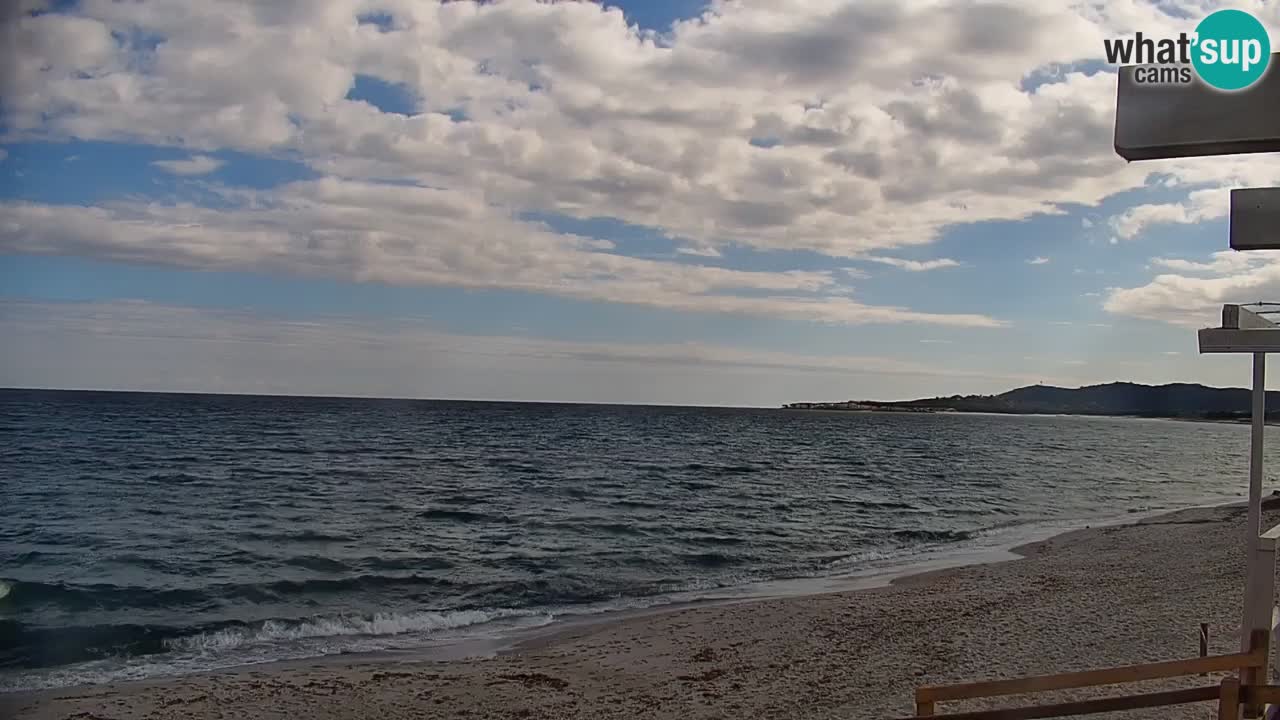 Spletna kamera v živo Plaža La Caletta – Budoni – Sardinija – Italija