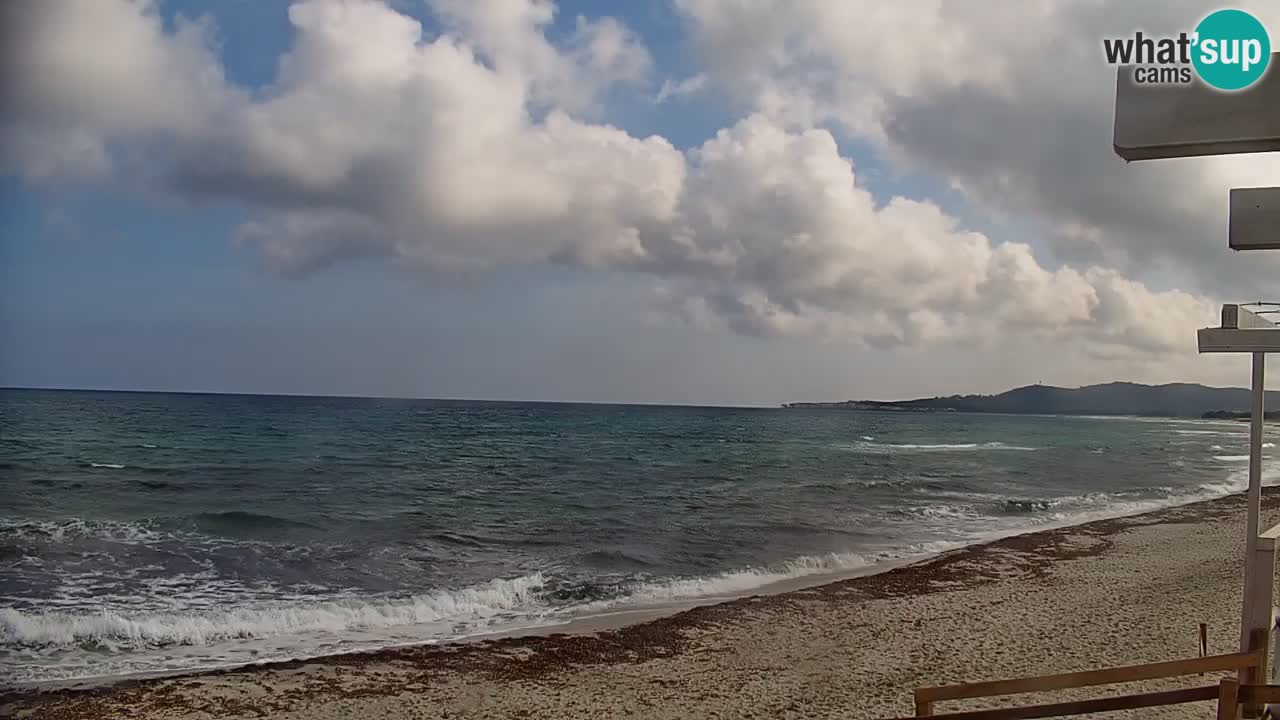 Spletna kamera v živo Plaža La Caletta – Budoni – Sardinija – Italija