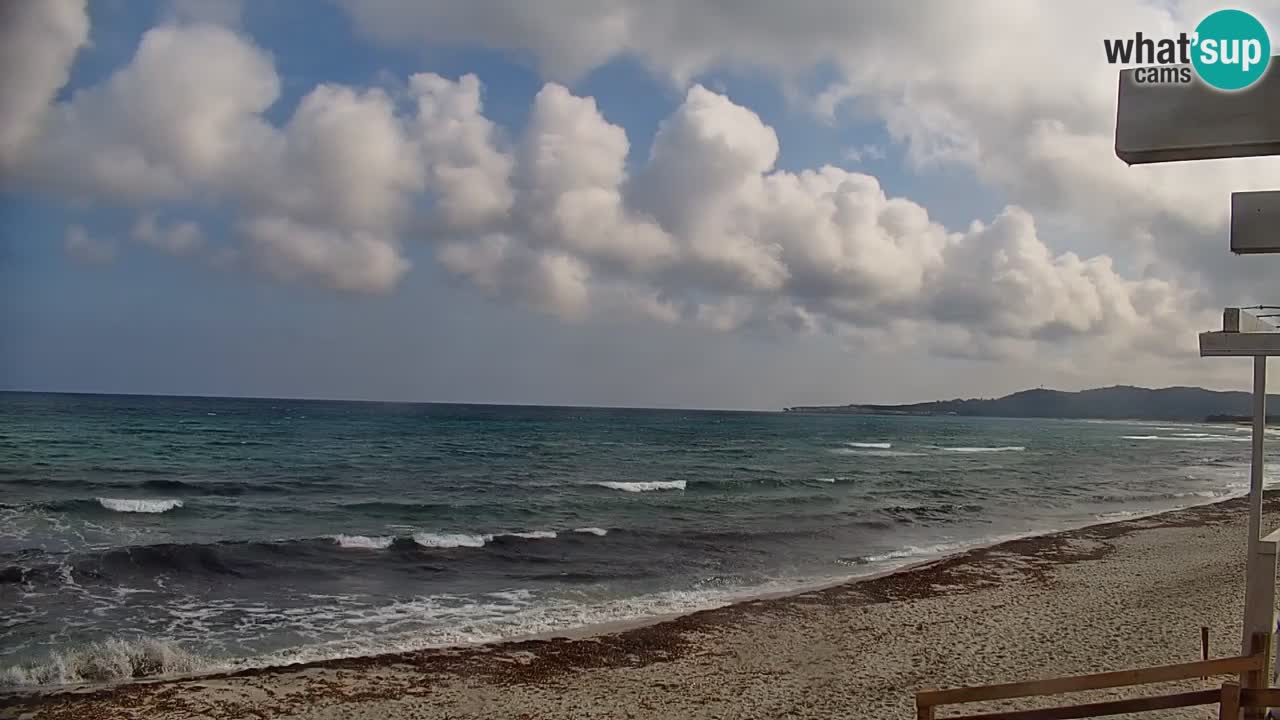 Spletna kamera v živo Plaža La Caletta – Budoni – Sardinija – Italija