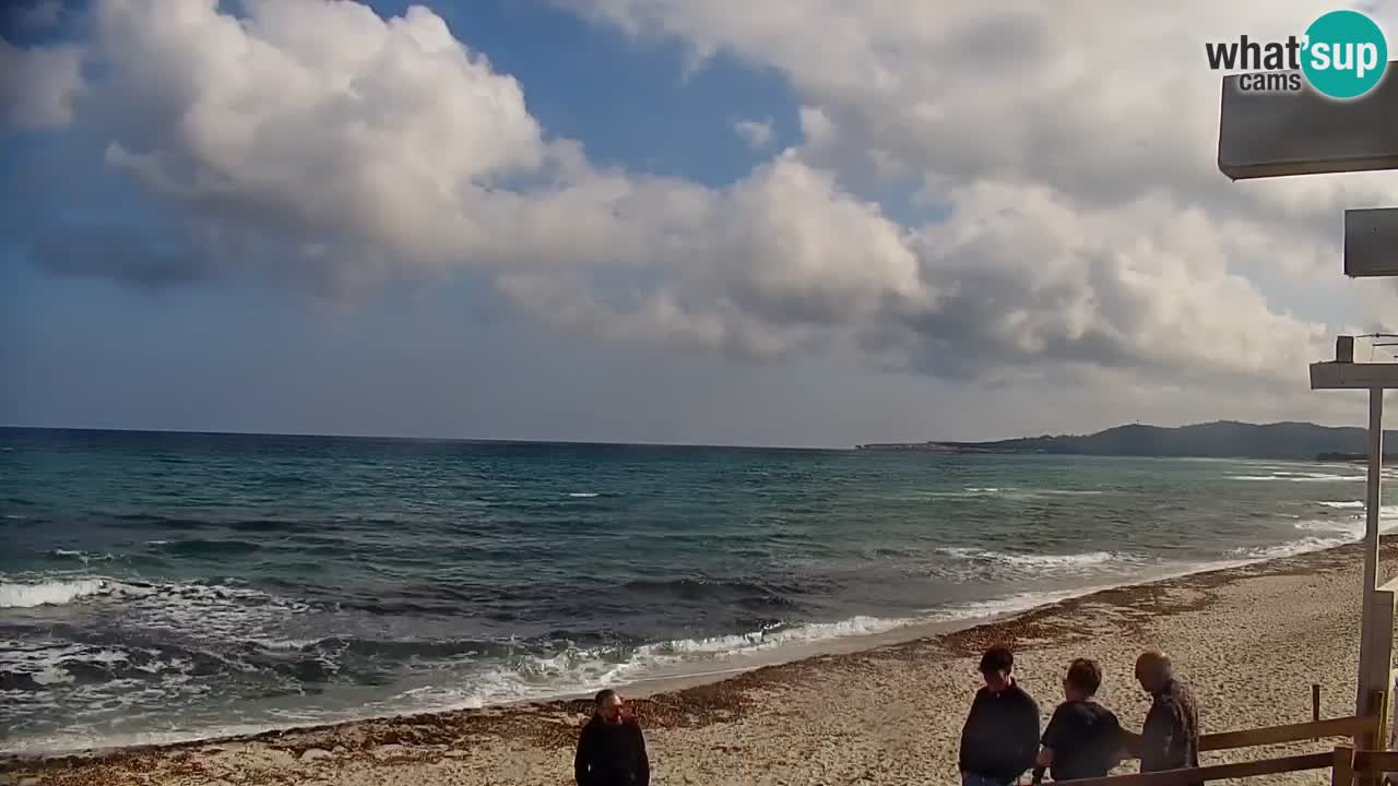 Spletna kamera v živo Plaža La Caletta – Budoni – Sardinija – Italija