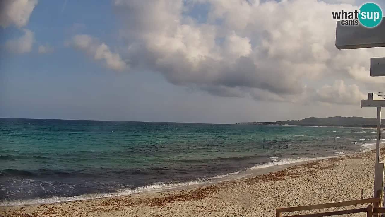 Spletna kamera v živo Plaža La Caletta – Budoni – Sardinija – Italija