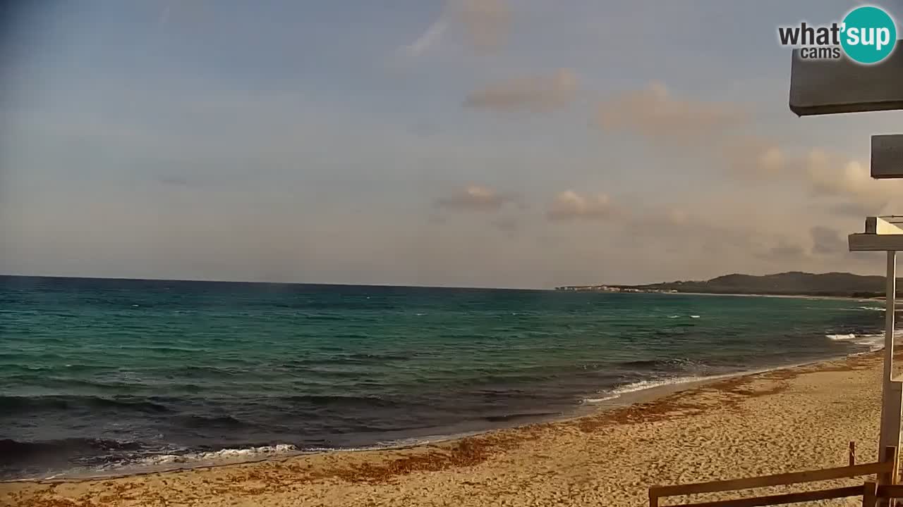 Spletna kamera v živo Plaža La Caletta – Budoni – Sardinija – Italija