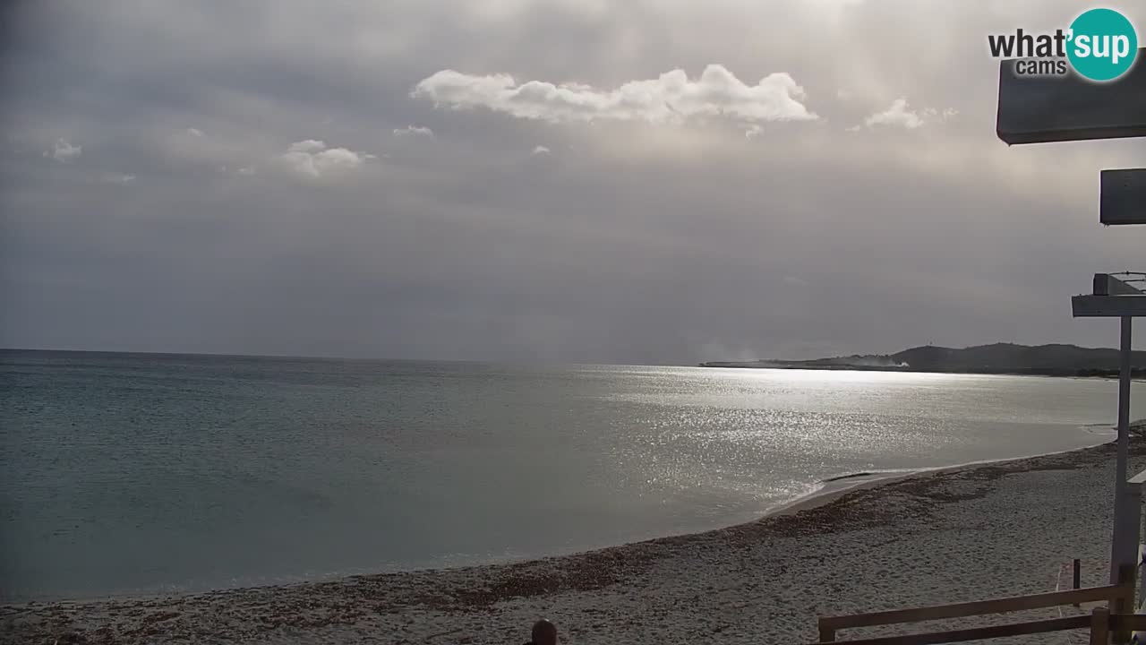 Spletna kamera v živo Plaža La Caletta – Budoni – Sardinija – Italija