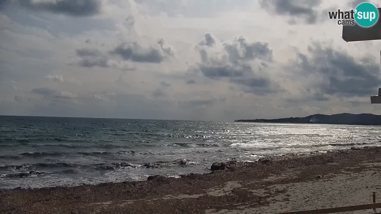 Spletna kamera v živo Plaža La Caletta – Budoni – Sardinija – Italija