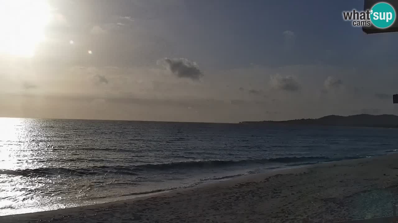 Spletna kamera v živo Plaža La Caletta – Budoni – Sardinija – Italija