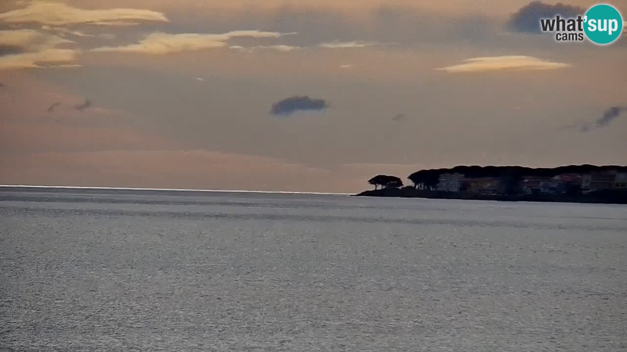 Spletna kamera v živo Plaža La Caletta – Budoni – Sardinija – Italija