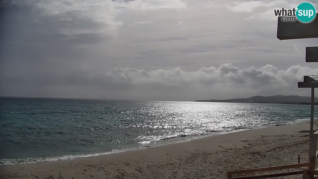 Spletna kamera v živo Plaža La Caletta – Budoni – Sardinija – Italija