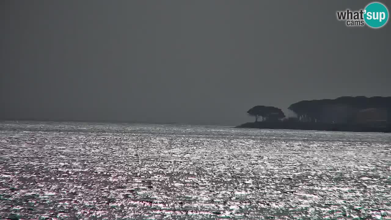 Spletna kamera v živo Plaža La Caletta – Budoni – Sardinija – Italija