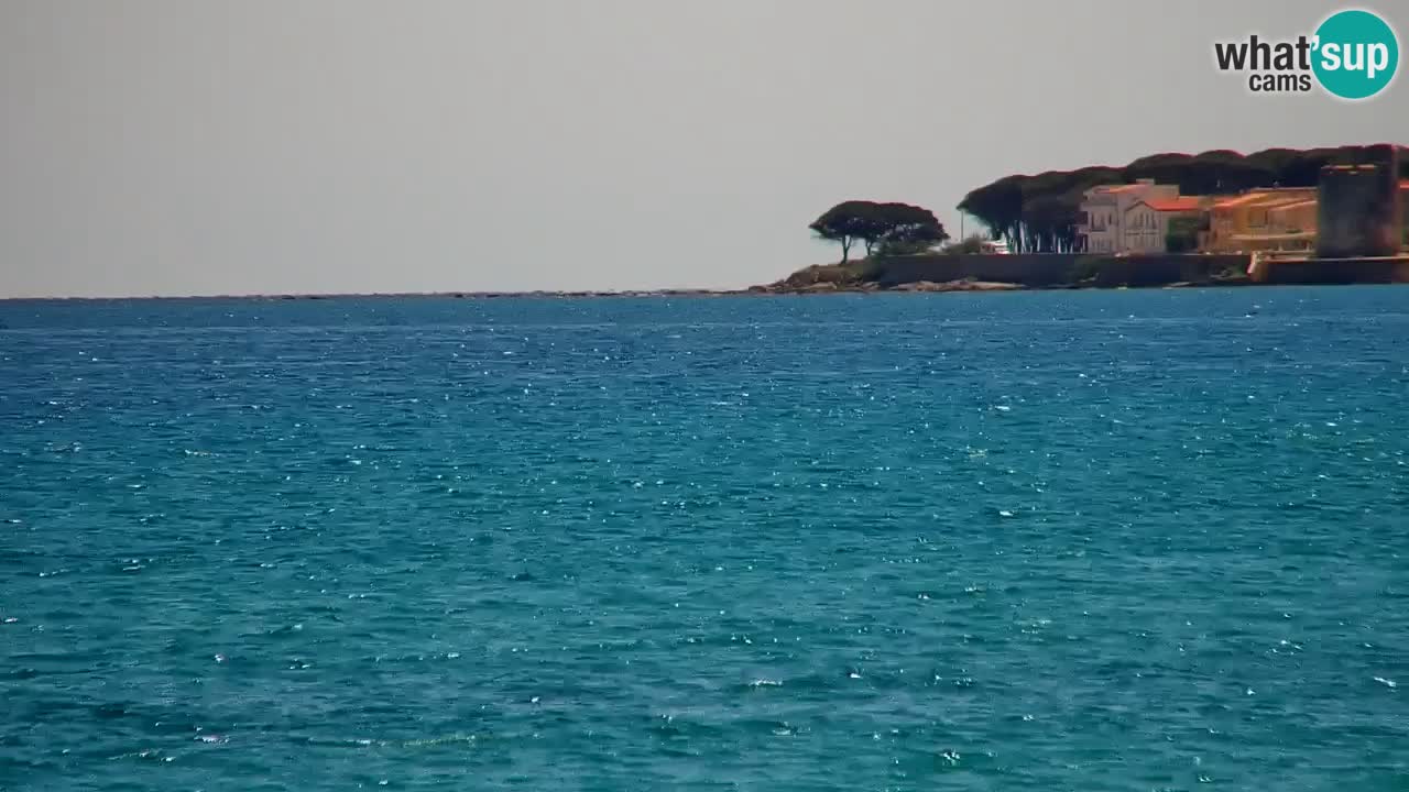 Spletna kamera v živo Plaža La Caletta – Budoni – Sardinija – Italija