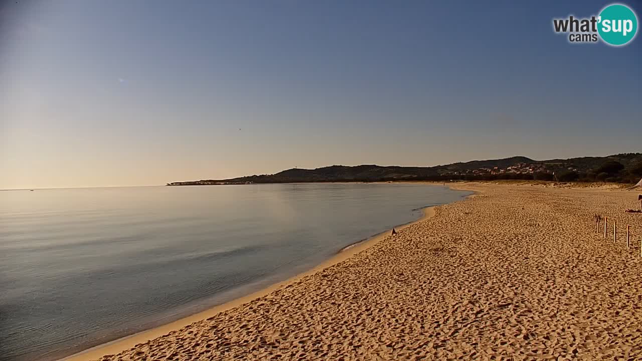 Spletna kamera v živo Plaža La Caletta – Budoni – Sardinija – Italija