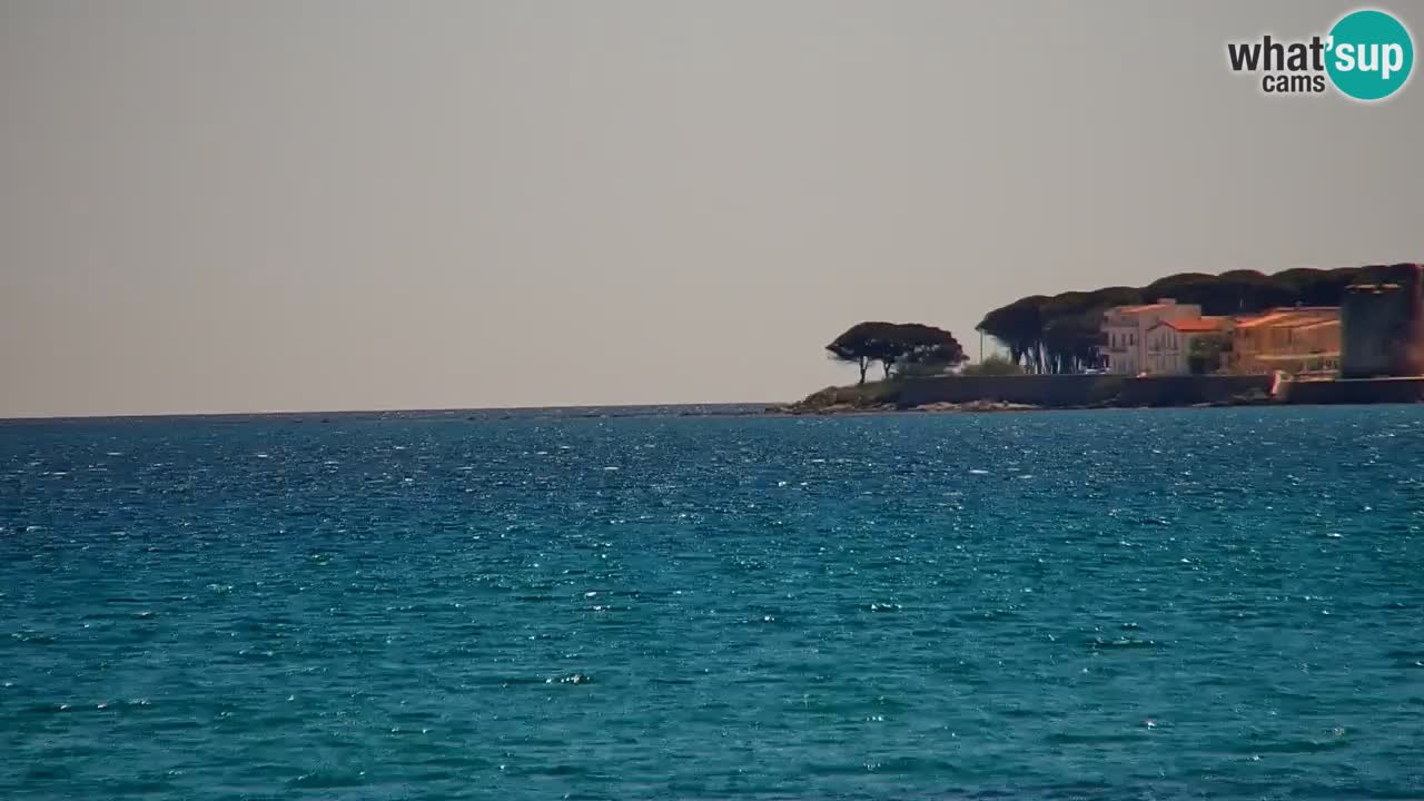 Spletna kamera v živo Plaža La Caletta – Budoni – Sardinija – Italija