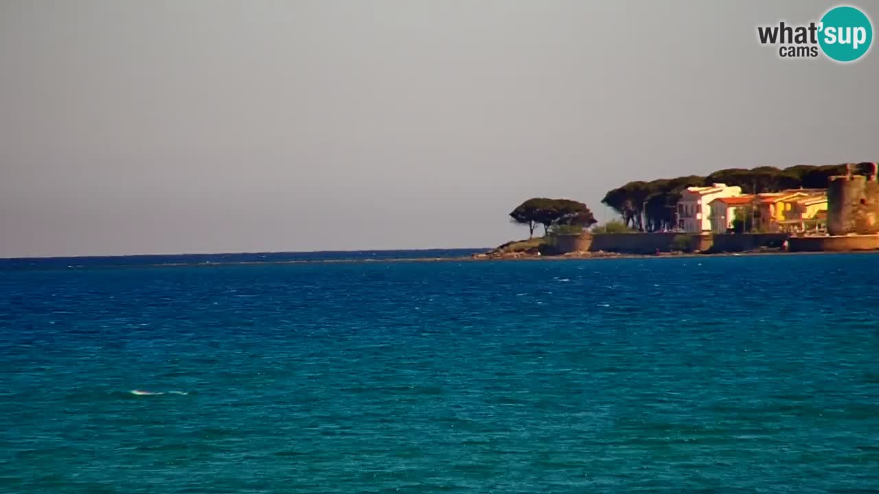 Spletna kamera v živo Plaža La Caletta – Budoni – Sardinija – Italija