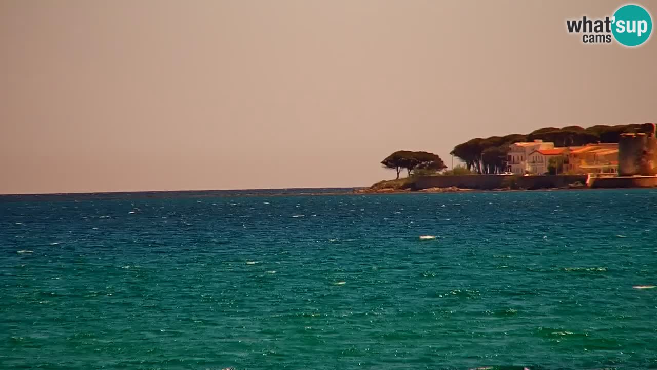 Spletna kamera v živo Plaža La Caletta – Budoni – Sardinija – Italija