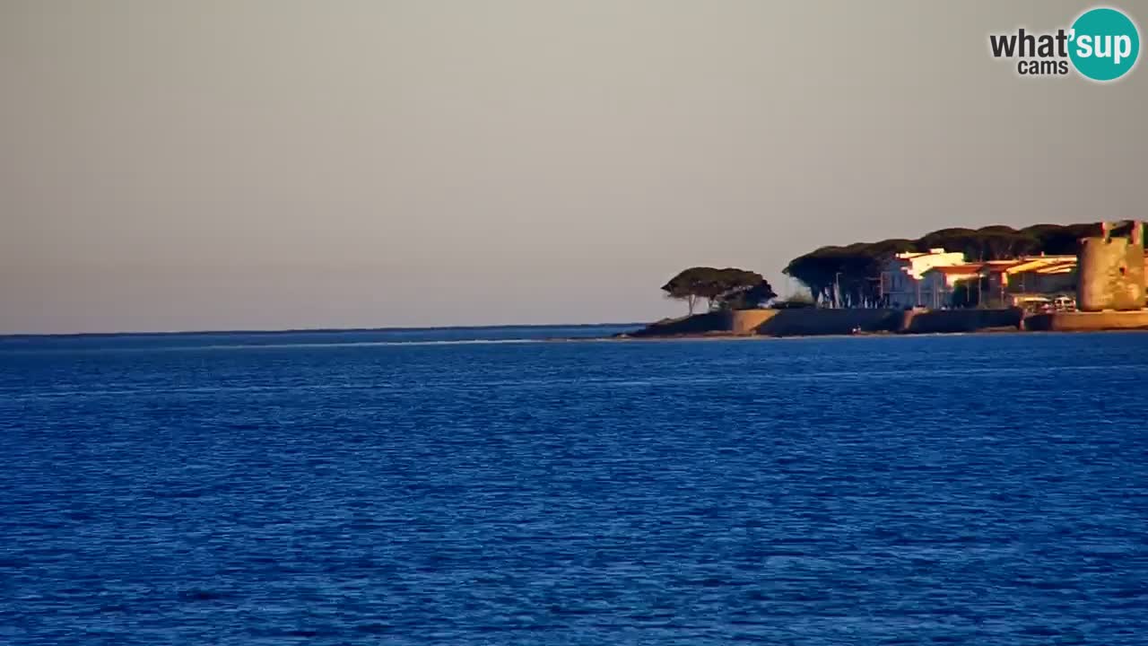 Spletna kamera v živo Plaža La Caletta – Budoni – Sardinija – Italija
