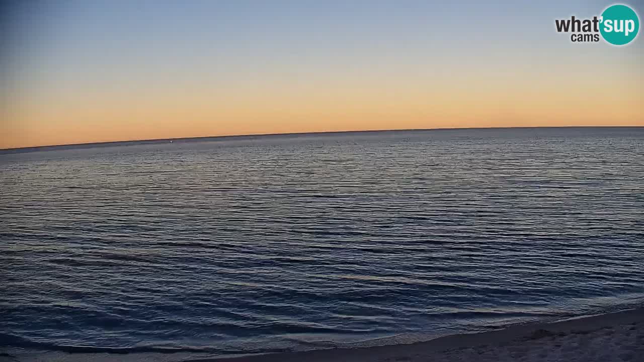 Spletna kamera v živo Plaža La Caletta – Budoni – Sardinija – Italija