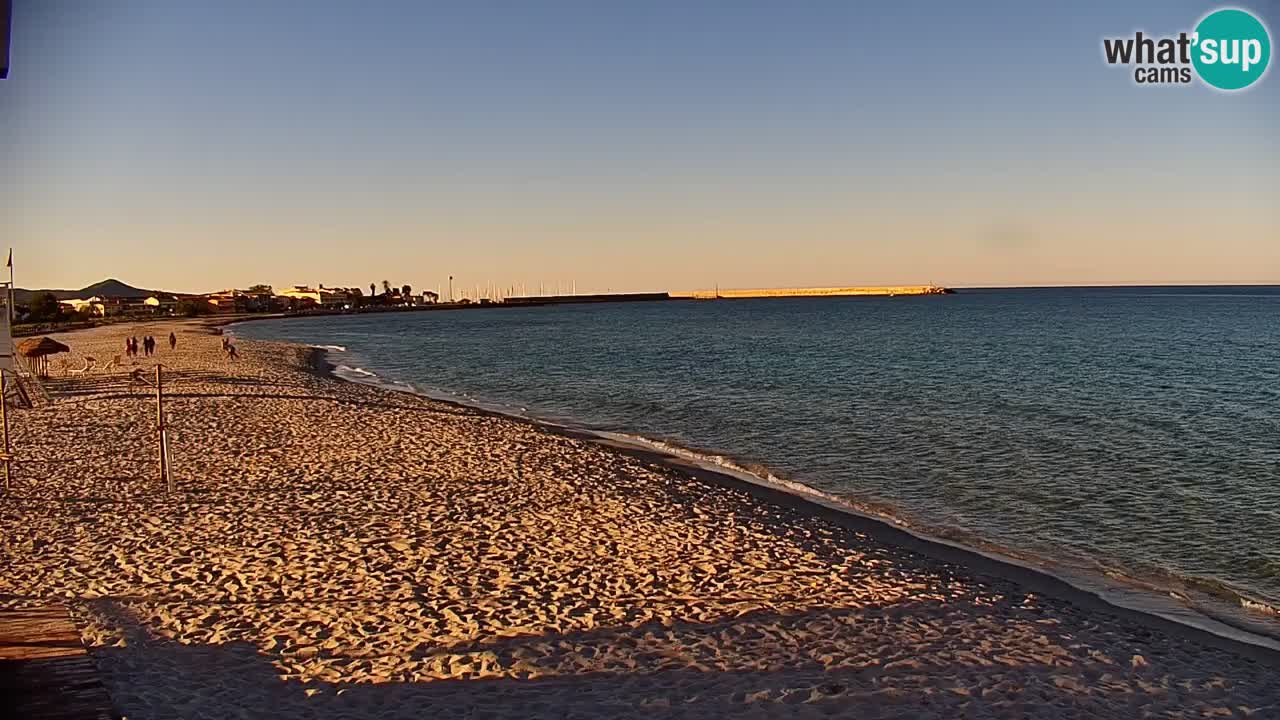 Live webcam La Caletta beach – Budoni – Sardinia – Italy