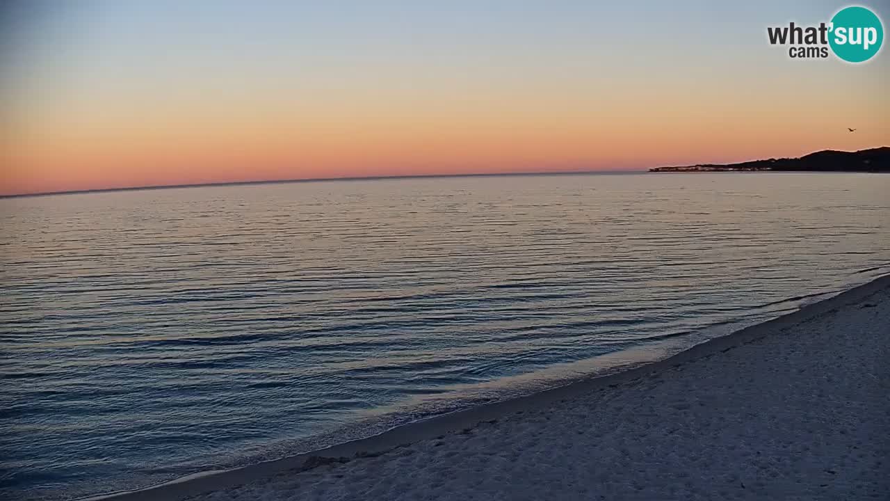 Spletna kamera v živo Plaža La Caletta – Budoni – Sardinija – Italija
