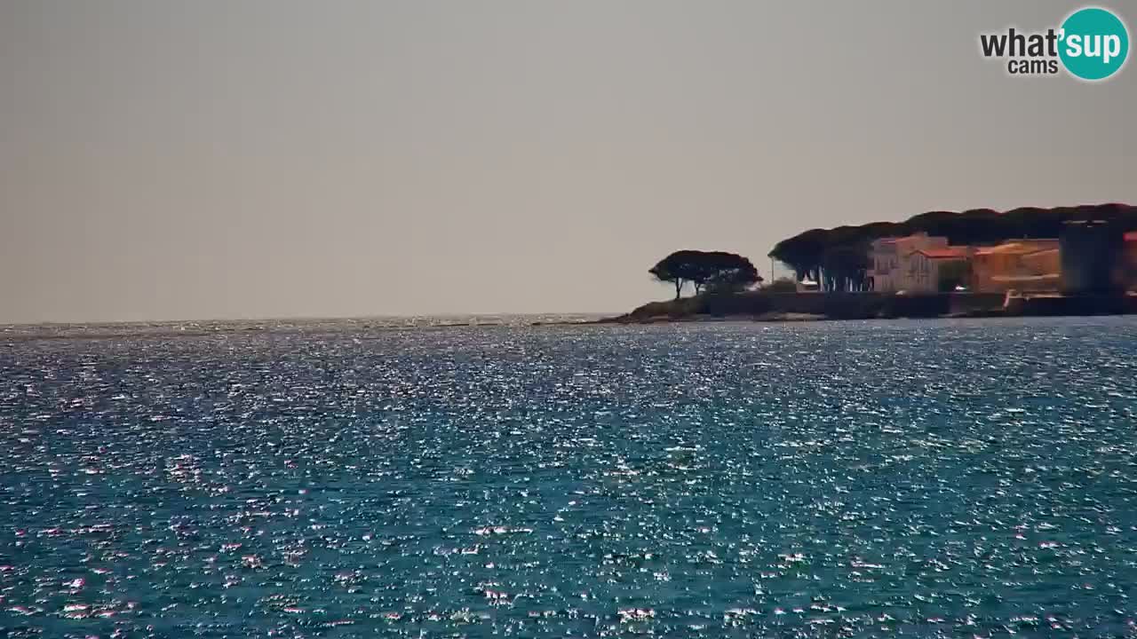 Spletna kamera v živo Plaža La Caletta – Budoni – Sardinija – Italija