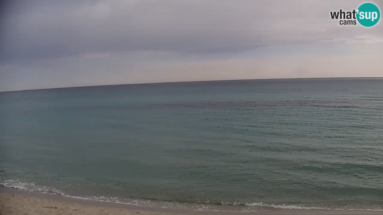 Spletna kamera v živo Plaža La Caletta – Budoni – Sardinija – Italija