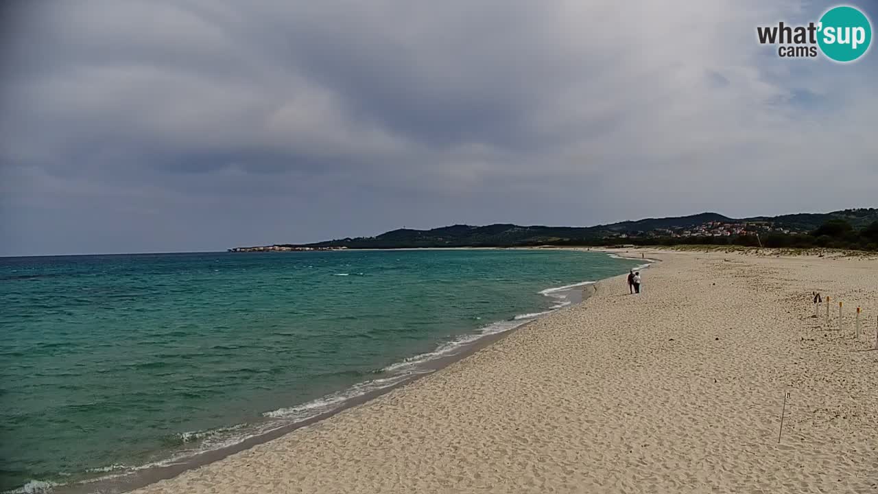 Spletna kamera v živo Plaža La Caletta – Budoni – Sardinija – Italija